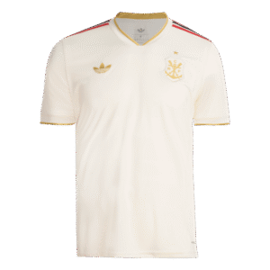 Camisa 3 Flamengo 2025/26 Off White - Torcedor Adidas – Lançamento Exclusivo